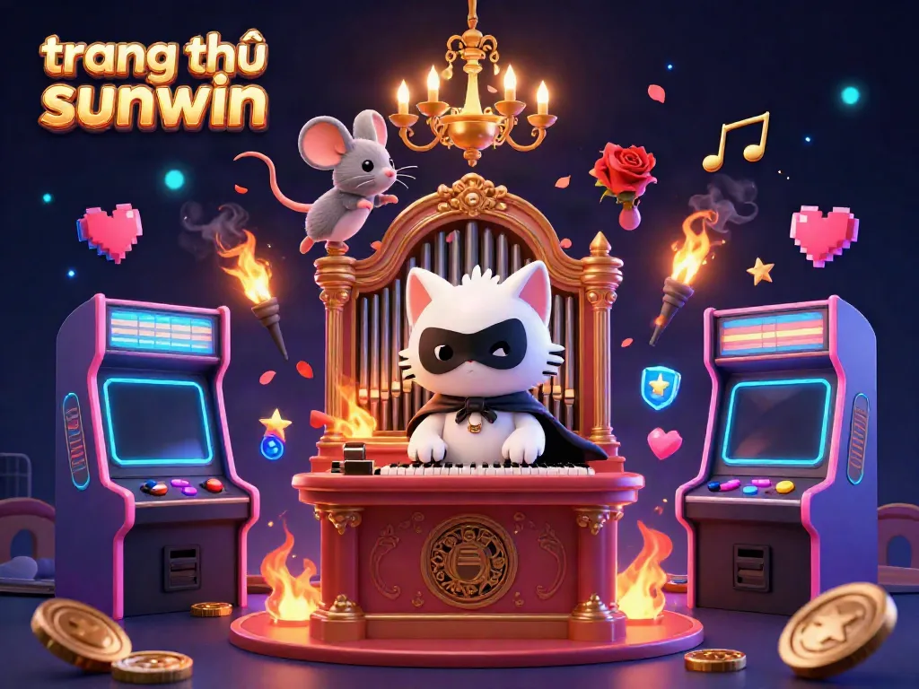 Experience the excitement of gambling at trang chủ sunwin with this captivating digital casino scene.