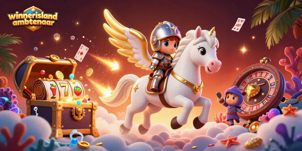 Join the winnerisland ambtenaar in this gambling adventure with vibrant casino elements and thrilling action.